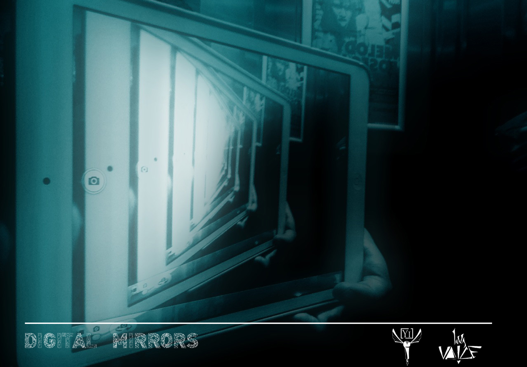 Infinity Mirror image using a tablet and an elevator mirror. Image Credit: Gary Sikhosana